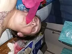 love making with the wife double dicking her with a didlo and watching her suck it