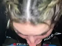 Rich Blonde Offers Her Mom To A Black Cock For Deepthroat Pleasure