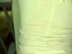 The couple tries fucking for the first time on the hotel balcony.