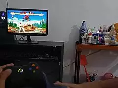 Secret Game with Mother-in-Law: She Strokes Me with Pink Panties and Her Big Ass