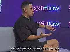 Hot Latina Milf Interview Turns Wild Threesome With Kissing And Fucking