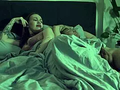 my redhead stepmom sneaks into my bed at night desperate for my hard dick