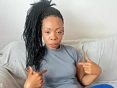 Ebony with big ass says, 'Hey followers, what's your take on this? Respond in the comments!'