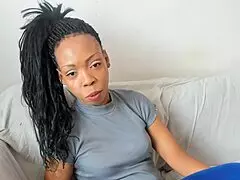 Ebony with big ass says, 'Hey followers, what's your take on this? Respond in the comments!'