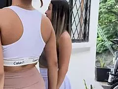 My Step Sister And Step Mom Help Me Fuck My Ass For The First Time In Bisexual Lesbian Threesome!