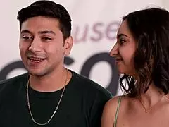 naturally busty babe hailey rose has threesome with dorian del isla and her man