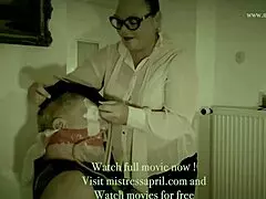 Mistress April Commands Her Restrained Slave!