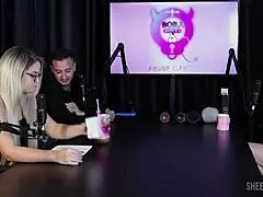 mary red queen compilation in bora cast with bruna carlos on sheer red