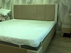 Watch this mature housewife change bed sheets and finger her hairy pussy on camera?