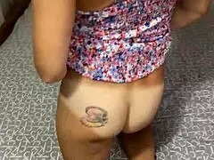 Watch her bent over doggystyle near the mirror?