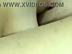 fat ass wife riding hard and getting that massive creampie all over her