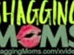 shopping turns into a threesome, two babes suck and ride big cock