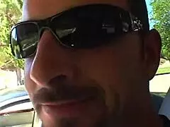 April Blossom takes her boyfriend's huge cock in her wet cunt