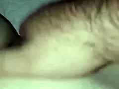 Quick Slap on Pregnant Milf's Pussy