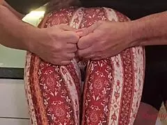 I Fucked My Blue-Eyed Cleaner Lady In The Kitchen!