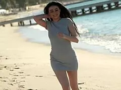 Didi La Belle Brune Avec Deux Grosses Queues - Brunette Slut Takes Double Penetration In Mmf Threesome With Big Natural Tits.