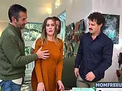 step moms thanksgiving gangbang with aderes quin