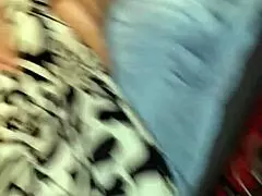 I'm filling the milf's big white ass with cum, creampie style.