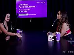 Compilados Da Belinha Baracho No Swing Cast Com Tifany Rocha - Parte 1 Watch On Sheer Red