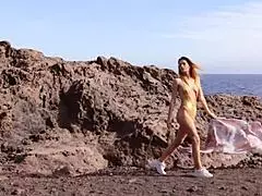 Spanish Milf Lorena Hidalgo Strips Outdoors