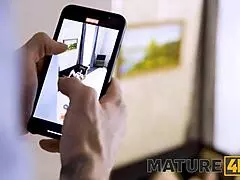 Mature horny mature fucks her devious stepson hard