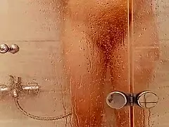 She Caresses Herself Gently In The Warm Bath