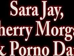 cherry morgan in threesome with deepthroat and dirty talk