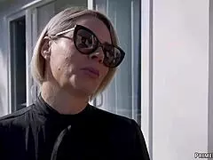 the gardener ties up and fucks the stepmom and the 18+ teen in the garden