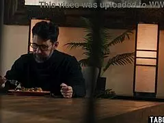 dominant husband controls his ebony milf wife, making her crave rough 3some with big ass black mama