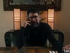 dominant husband controls his ebony milf wife, making her crave rough 3some with big ass black mama