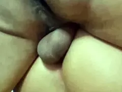 Amateur Latina Sucks Big Cock and Gives Ass in Homemade