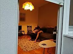 Step mom watches dick sucking