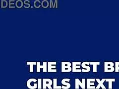 Eat that busty milf's pussy!