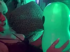 Blonde Cougar Masturbates with Alien Inflatable Balloon to Female Ejaculation