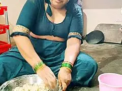 Indian Desi Moms Engage in Hardcore Fucking in the Kitchen