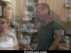 This horny step daughter wants her stepdad to make her scream like he does her stepmom