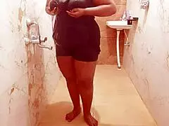 Myanmar Milf Enjoys Relaxing Shower Time