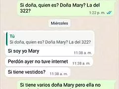 doña mary gives me sentones because she felt lonely