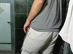 hey, my swingers amateur stepmom fucks me in the shower while daddy's working from home, so risky!