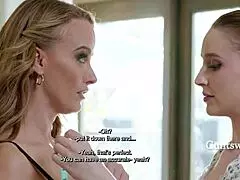 i measured my stepmom, but it turned into licking and scissoring