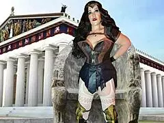 Granny Wonder Woman Goddess Gilf Missionary Fucked & Creampied