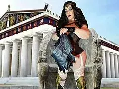 Granny Wonder Woman Goddess Gilf Missionary Fucked & Creampied