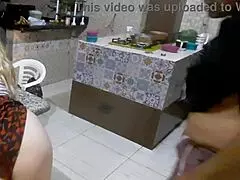 Oh wow, vivi guedez is taking that big cock deep during her massage session!