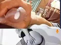 Cum tribute to hotty puttta milf with lot of cum on shaved pussy