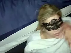 pretty young 18+ petite 18+ tatted white girl lets me cum on her face after a quick blowjob