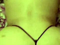 Bbw Latina Milf Cupcake in Sexy Thong Teases with Curves