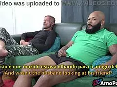 my wife is getting fucked by a big cock while i'm watching