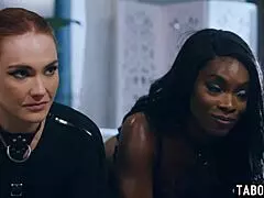 obedient milf wife siri dahl and her ebony bff serving perverted husband in taboo 3some