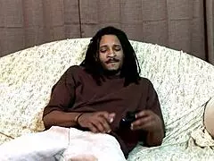 chubby ebony milf fucked hard by big black cock