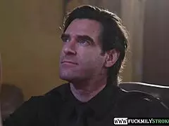 Stepfather says, 'Let's lick her pussy together'